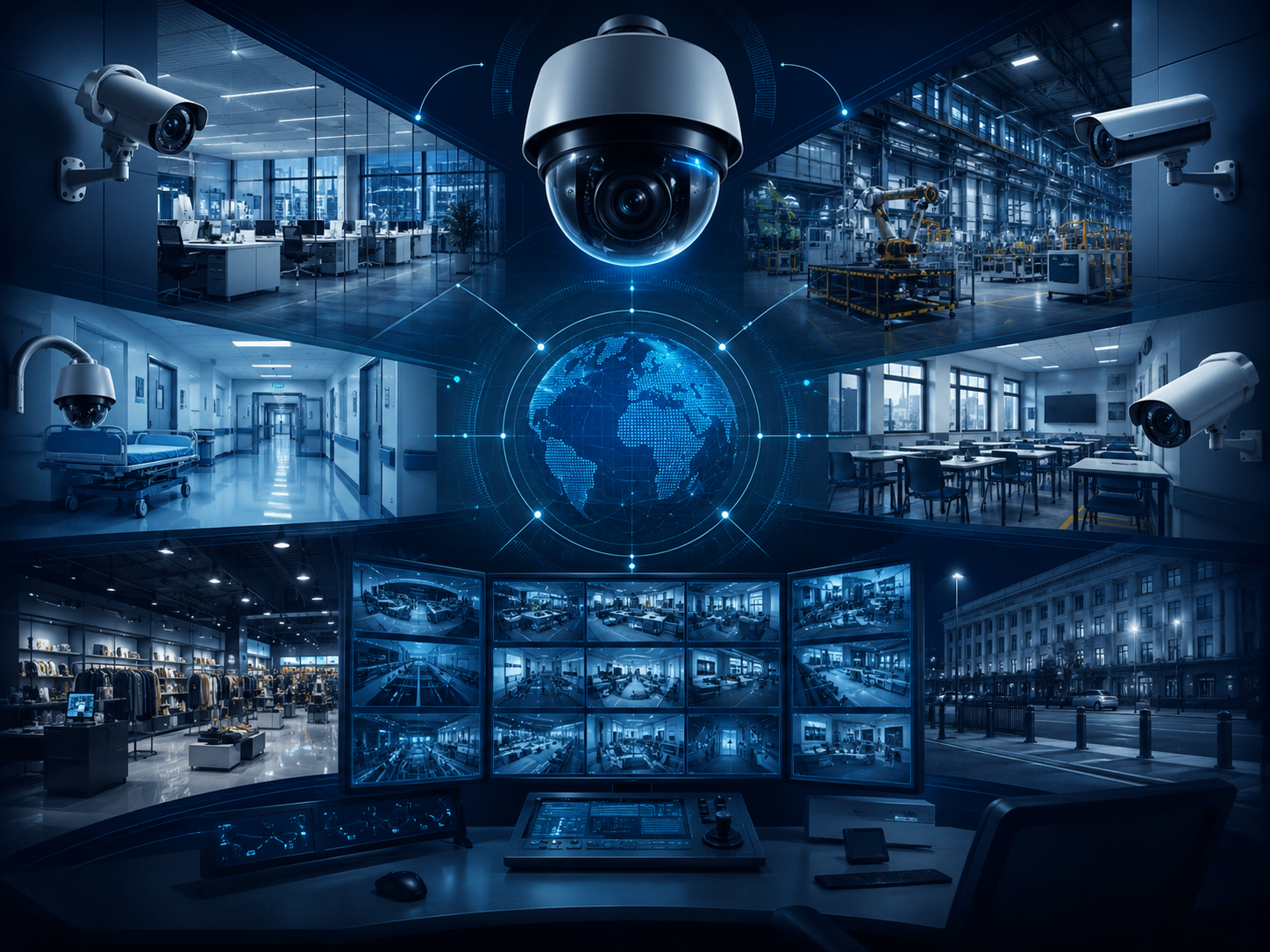 Business CCTV surveillance across offices, warehouses, retail and commercial environments